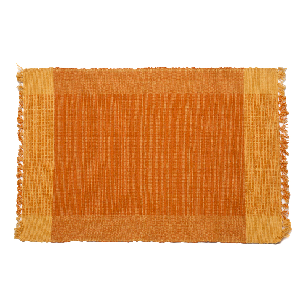 Two-Tone Placemat - Ocher/Yellow (Set of 2)